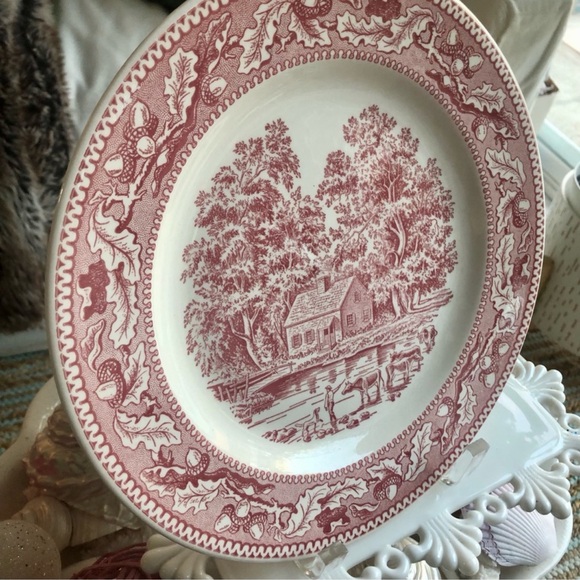 Vintage 1965 (almost 80 years old) Memory Lane Royal Ironstone USA Dinner Plate - Picture 2 of 5